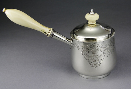 Royal Silver Brandy Saucepan - Queen Victoria, Prince Christian Victor, Boer War